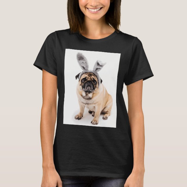 Thirsty pug T-Shirt (Front)