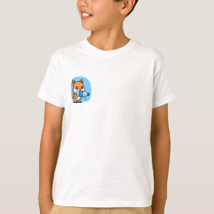 Thirsty Shiba Water Bottle Kids T-Shirt