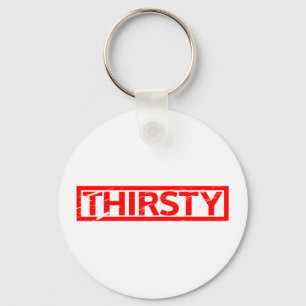 Thirsty Stamp Key Ring
