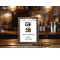 Thirsty Thirty Birthday Invitation