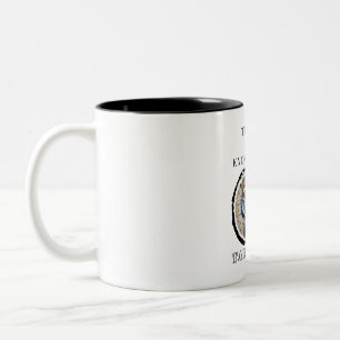 Thirsty tiger wild animal Two-Tone coffee mug