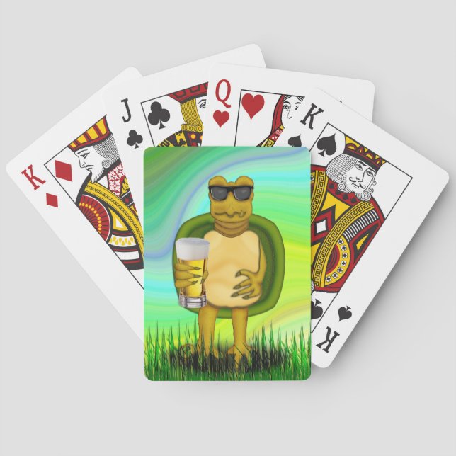 Thirsty Turtle Playing Cards (Back)