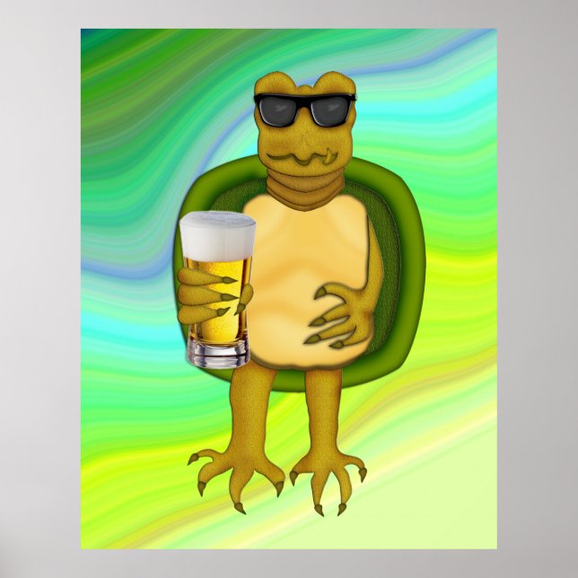 Thirsty Turtle Poster (Front)