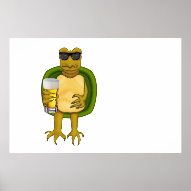 Thirsty Turtle Poster (Front)