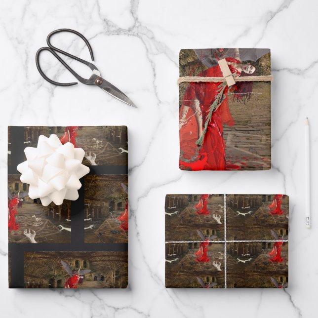 Thirsty Wrapping Paper Sheet (Front)