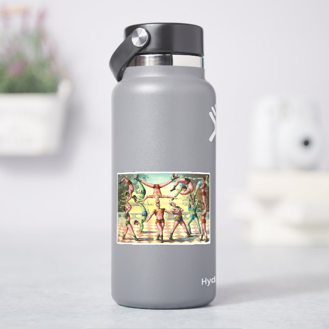 Thirteen Men Doing Acrobatics (HydroFlask)