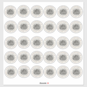 Thirty 2-inch Vinyl LOCAL HONEY mini jar LABELS