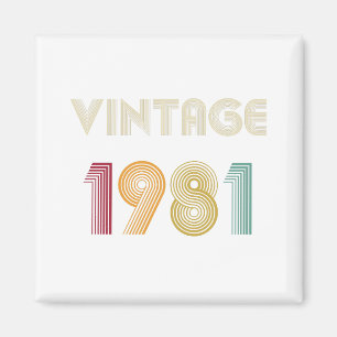 thirty eight years 38th Birthday Gift Vintage 1981 Magnet