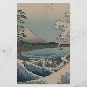 Thirty-six Views of Mount Fuji  富士三十六景,  Hiroshige Stationery