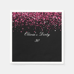 thirty years old party coaster napkin