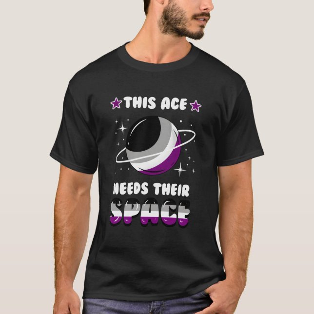 This Ace Needs Their Space Ace Pride T-Shirt (Front)