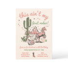 This ain't my first Rodeo Cowgirl Birthday