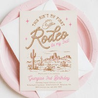 This Ain't My First Rodeo Invitation