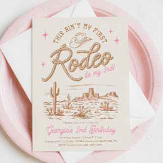 This Ain't My First Rodeo Invitation