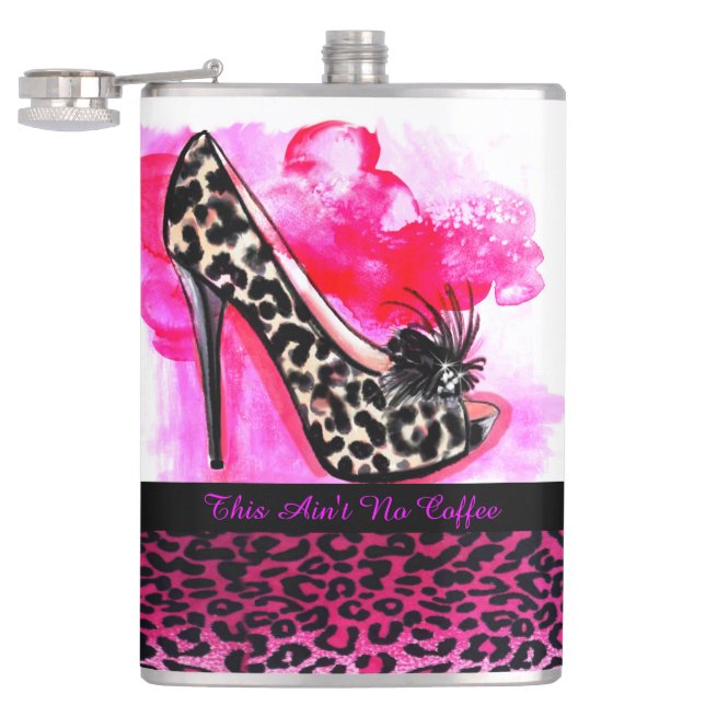This Ain't No Coffee fashion flask (Opened)