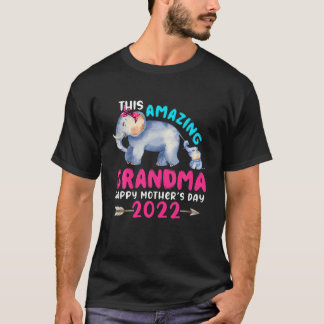 This Amazing Grandma Mother's Day 2022 Elephant Mo T-Shirt