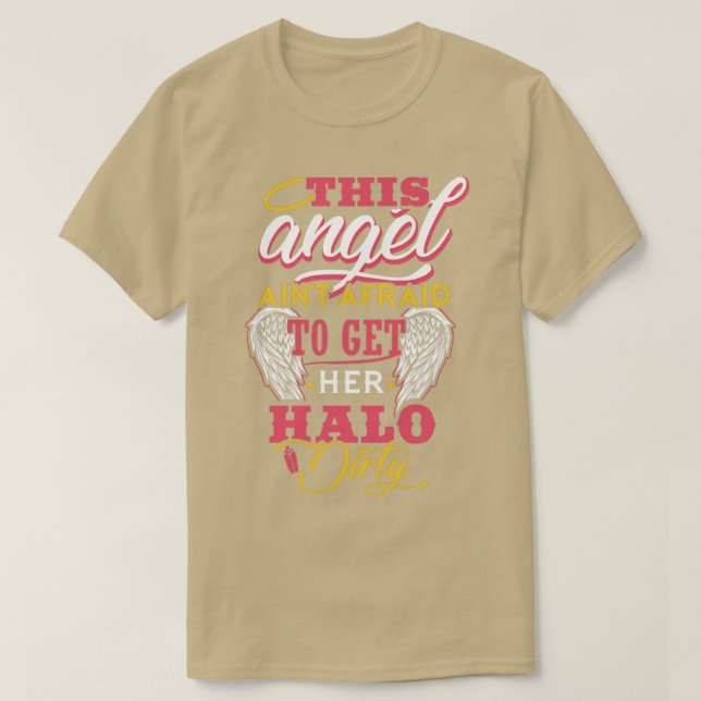 This Angle Aint Afraid Her Hale Daughter  T-Shirt (Design Front)