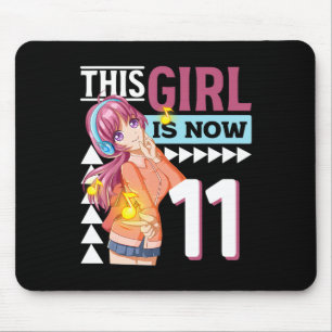 This Anime Girl Is Now 11 Years Old Anime 11 th Bi Mouse Mat