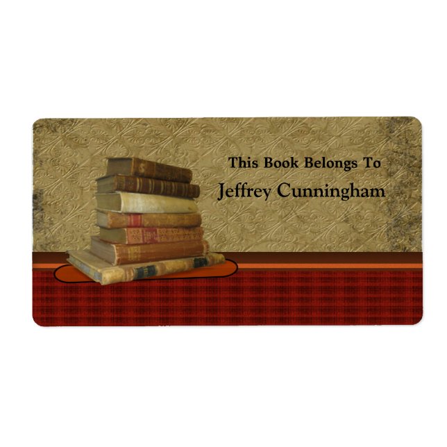 This Antique Book Belongs To You Identification (Front)