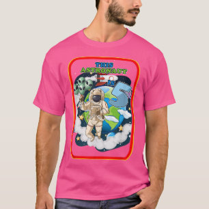 This Astronaut Is 5 Years Born 2017 Fifth Birthd T-Shirt