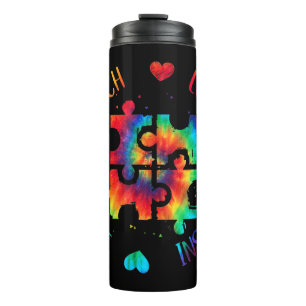 This Autism Awareness Design Features A Heart In T Thermal Tumbler