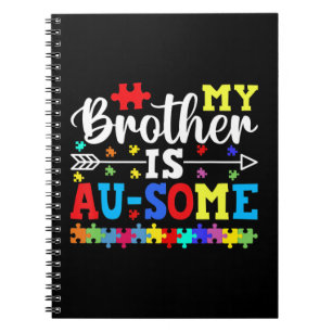 This autism awareness design is awesome for proud notebook