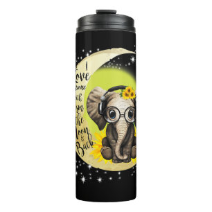 This autism tee shirt is for a mum, dad, wife, hus thermal tumbler