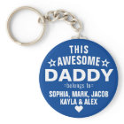 This Awesome Daddy Belongs To Father's Day Blue