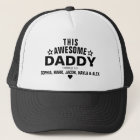 This Awesome Daddy Father Belongs to Kids Names