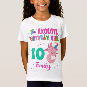 This Axolotl Girl is Amphibian Salamander T-Shirt