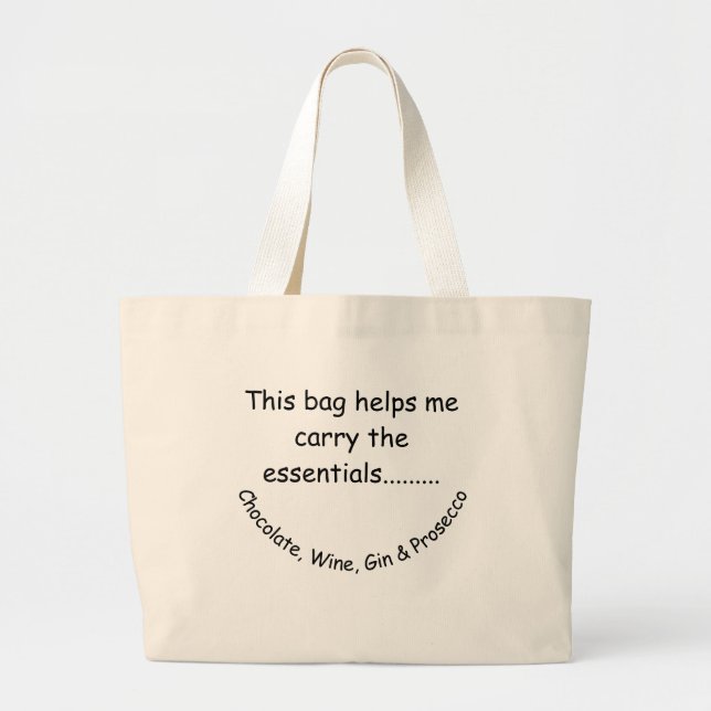 This Bag... Large Tote Bag (Front)
