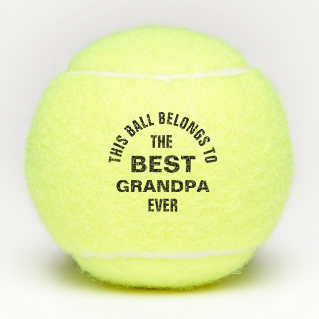 This Ball Belongs to the Best Grandpa Ever Custom (Front)