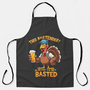 This bartender is ready to get blasted apron