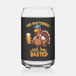 This bartender is ready to get blasted can glass