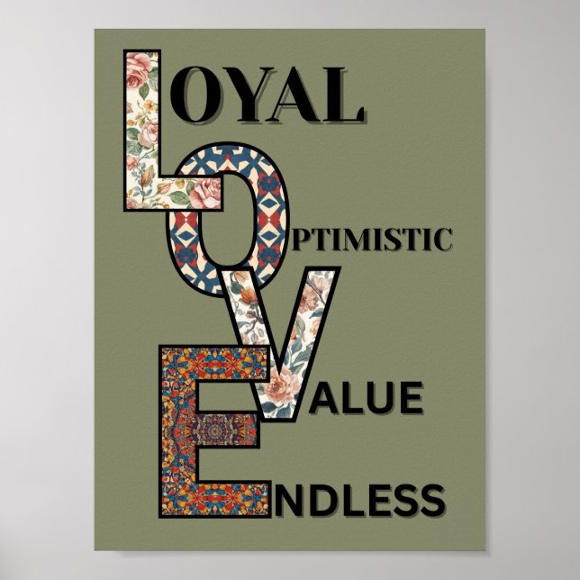 This beautiful poster show love charater (Front)