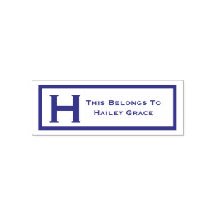 This Belongs to Personalised Organisation Item Self-inking Stamp
