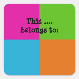 this belongs to square sticker