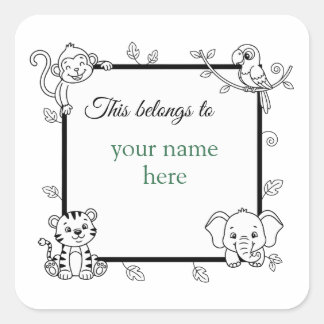 This belongs to square sticker