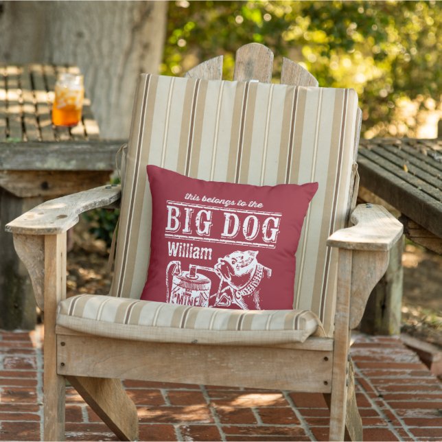 This belongs to the Big Dog your name Cushion (Chair)
