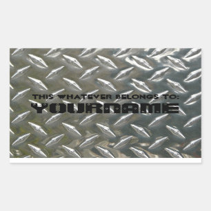 This belongs to... Your Name! Rectangular Sticker