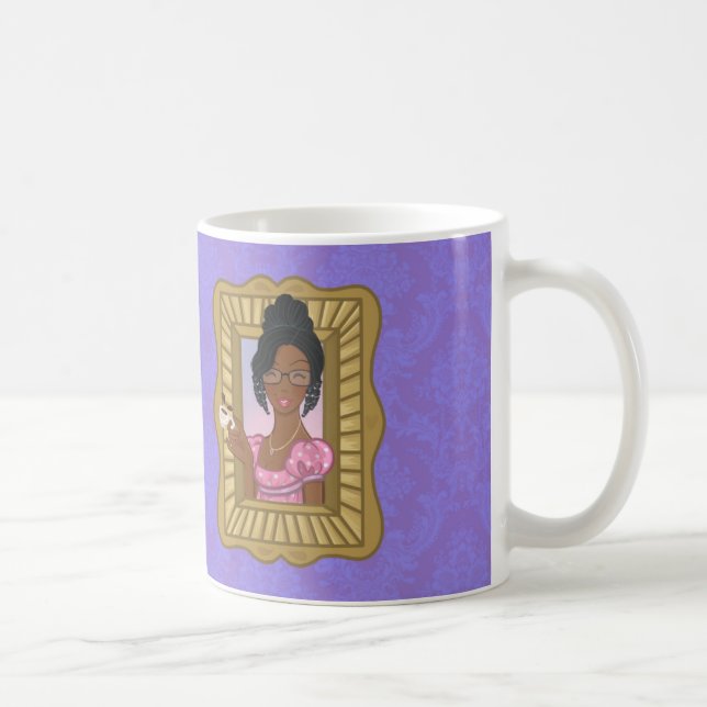 This Black Girl Loves Jane Wrap Around in Purple Coffee Mug (Right)