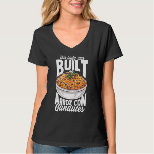 This Body Was Built On Arroz Con Gandules Puerto R T-Shirt