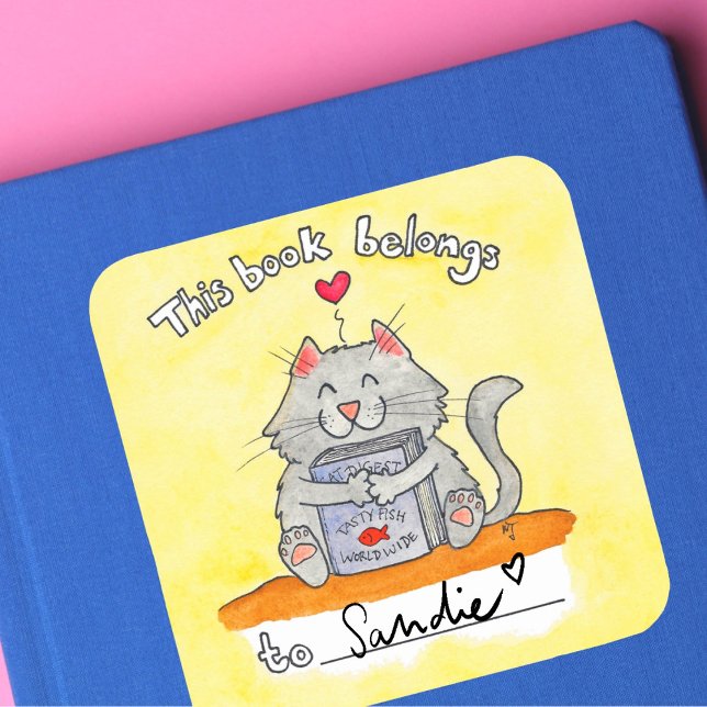 This book belongs to cat sticker By Nicole Janes (Creator Uploaded)