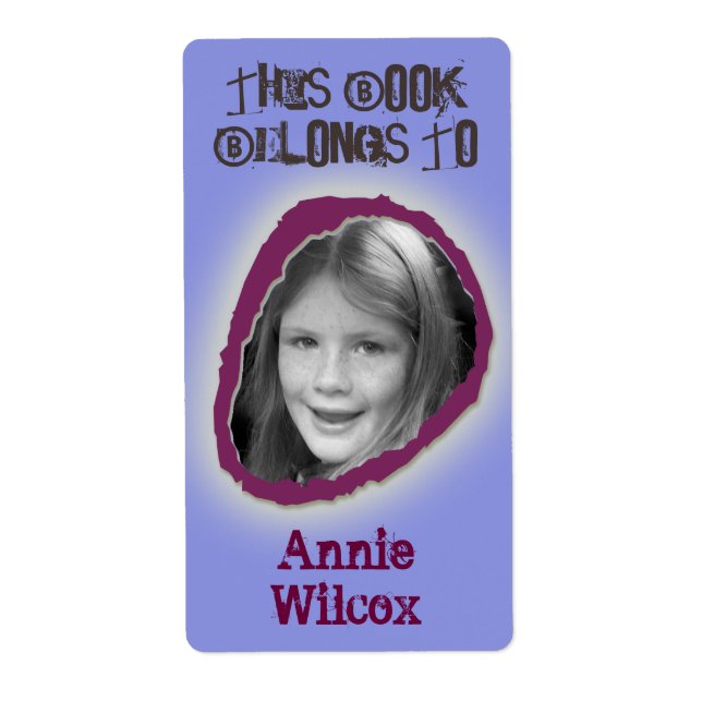 This Book Belongs To Custom Name Boy (Front)