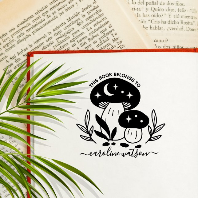 This book belongs to Mushroom Rubber Stamp  (Creator Uploaded)