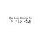 This Book Belongs To - Name Library Bookplate Kids