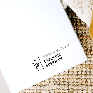 This Book Belongs To Personalised Name Self-inking Stamp