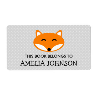 This book belongs to red fox bookplate labels