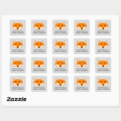 This book belongs to red fox bookplate stickers (Sheet)