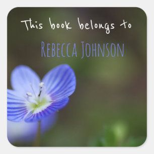 This book belongs to square sticker